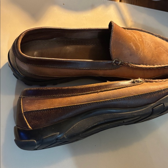 Men\'s Brown Leather Loafers Allen Edwards boulder 11 D main image 4